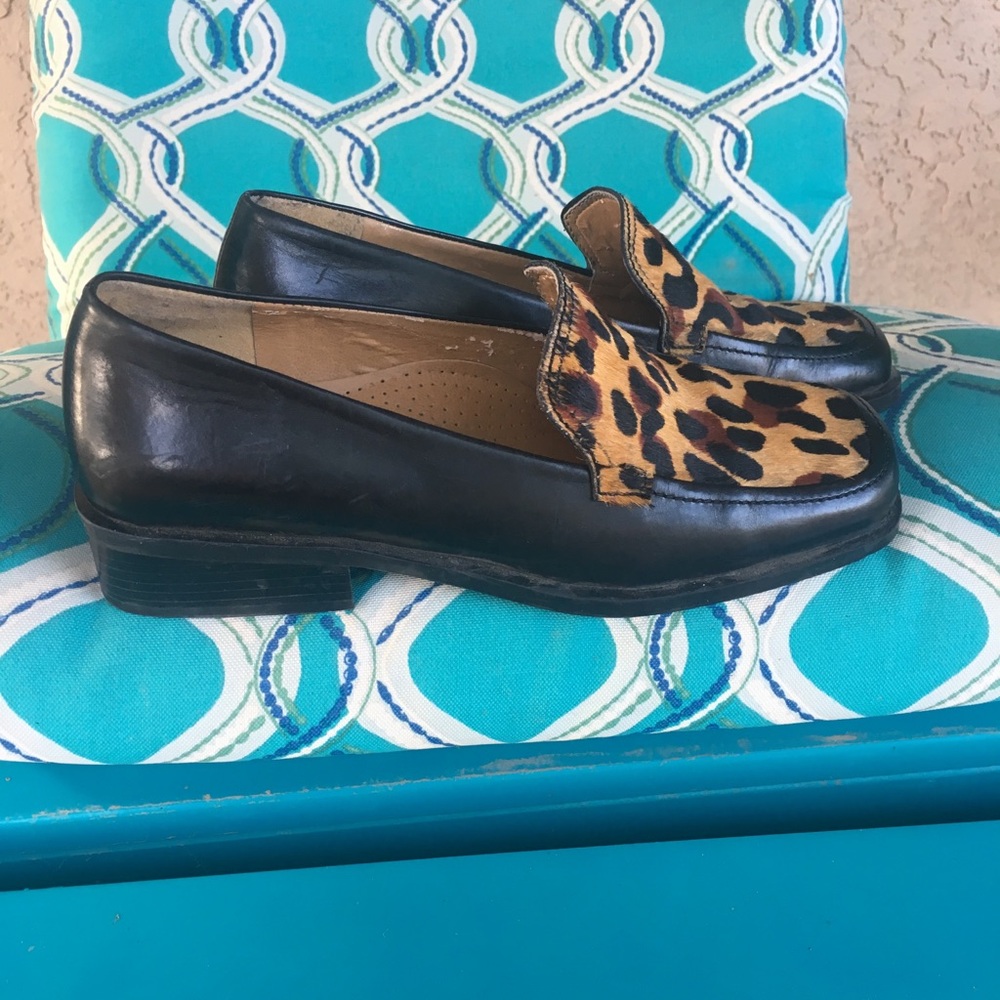 Enzo Angiolini Calf Hair Loafers